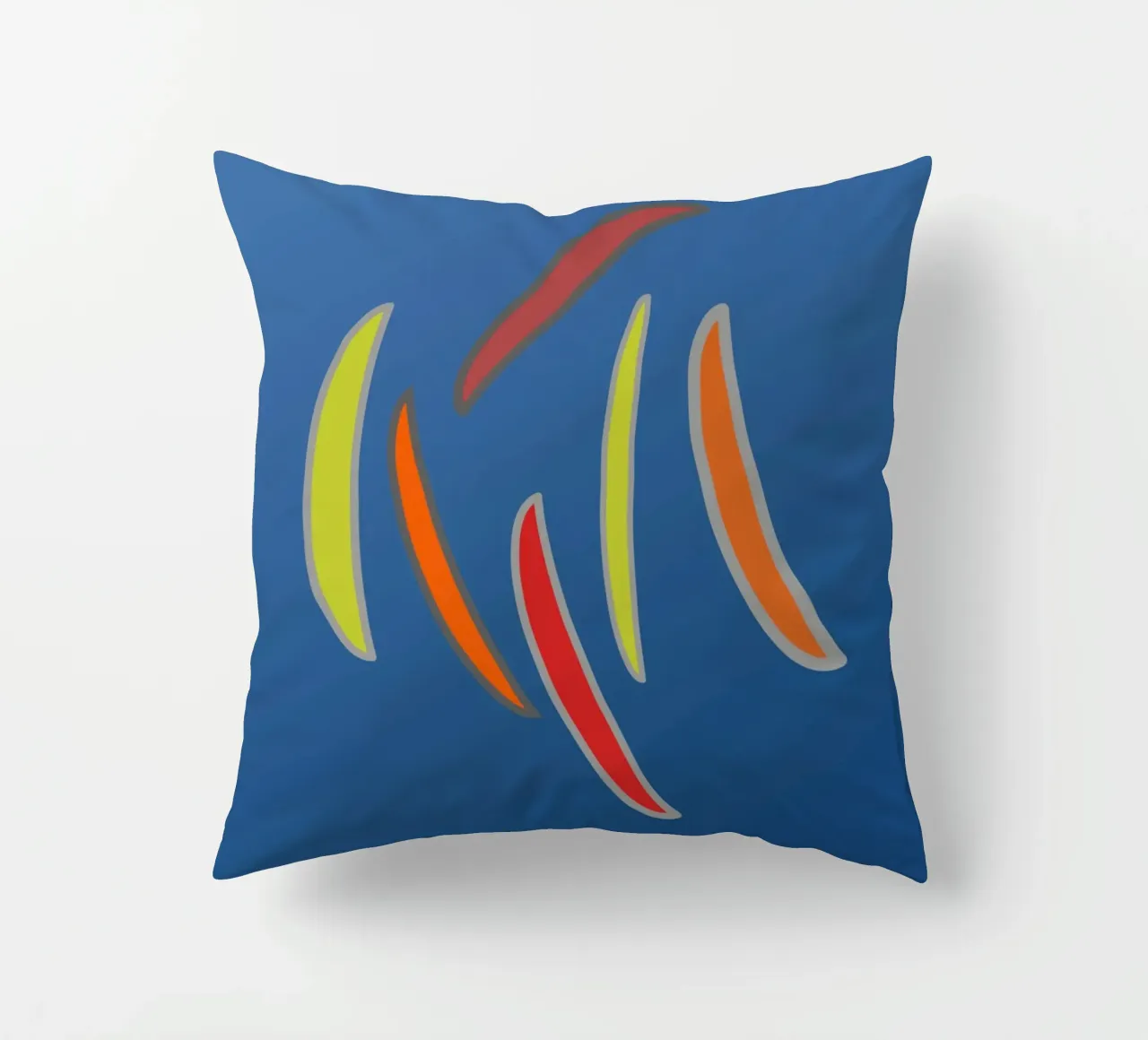 Abstract geometrisch golvend patroon kussen van Something for you