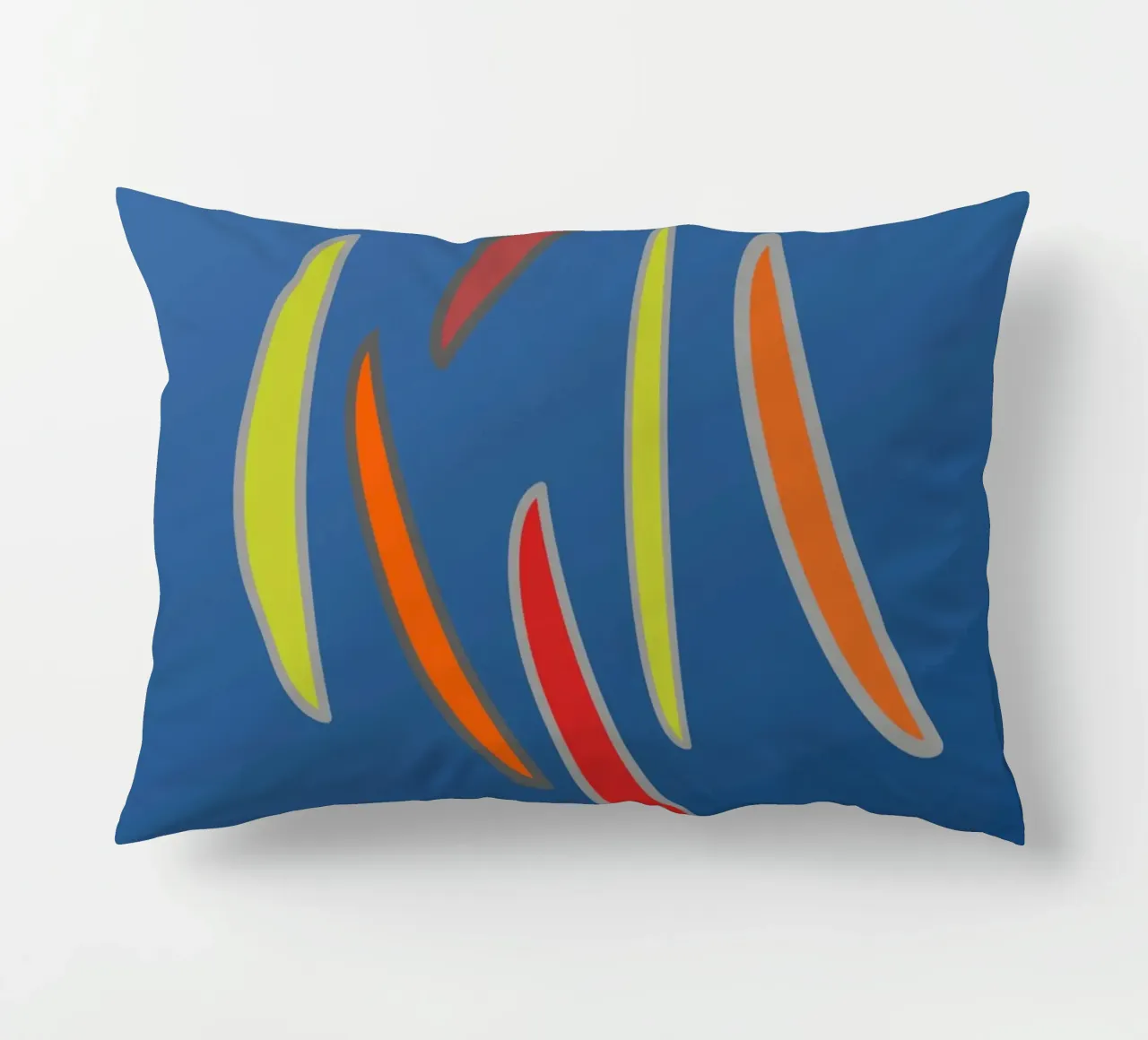 Abstract geometrisch golvend patroon kussen van Something for you