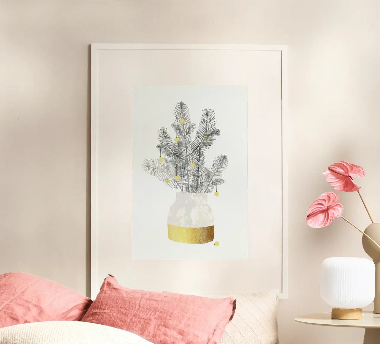 Urban Christmas No. 1 poster con telaio in plastica da typealive