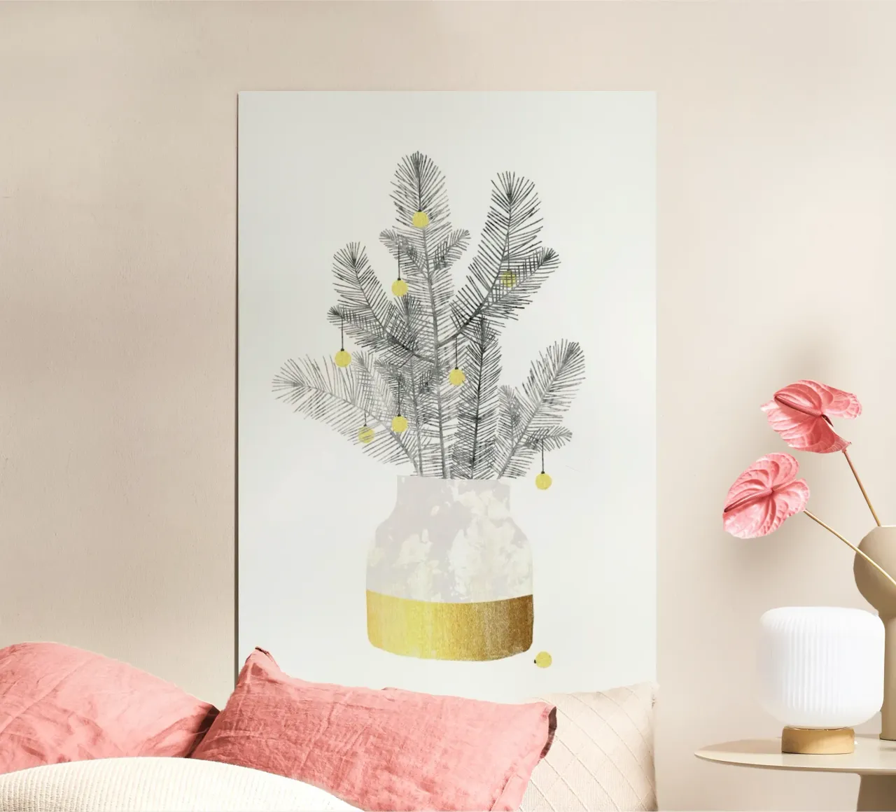 Urban Christmas No. 1 poster con telaio in plastica da typealive