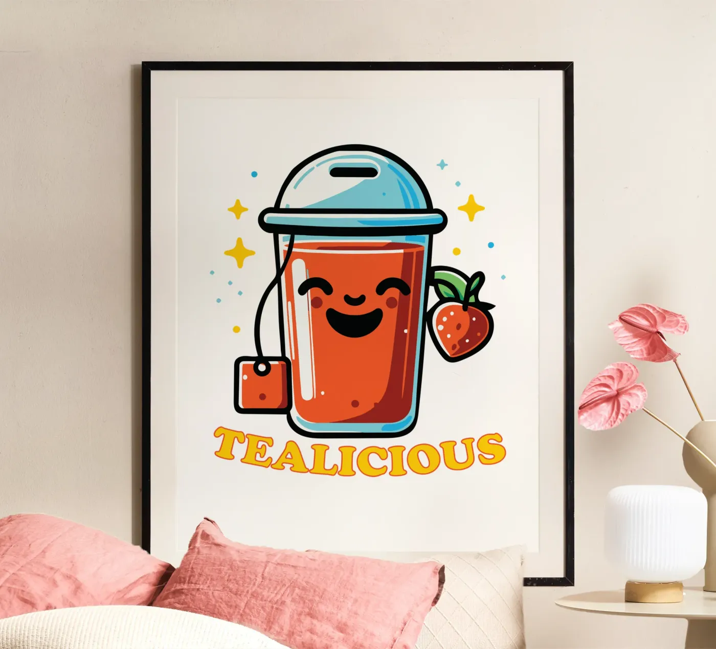 TEALICIOUS poster by edsonramosart