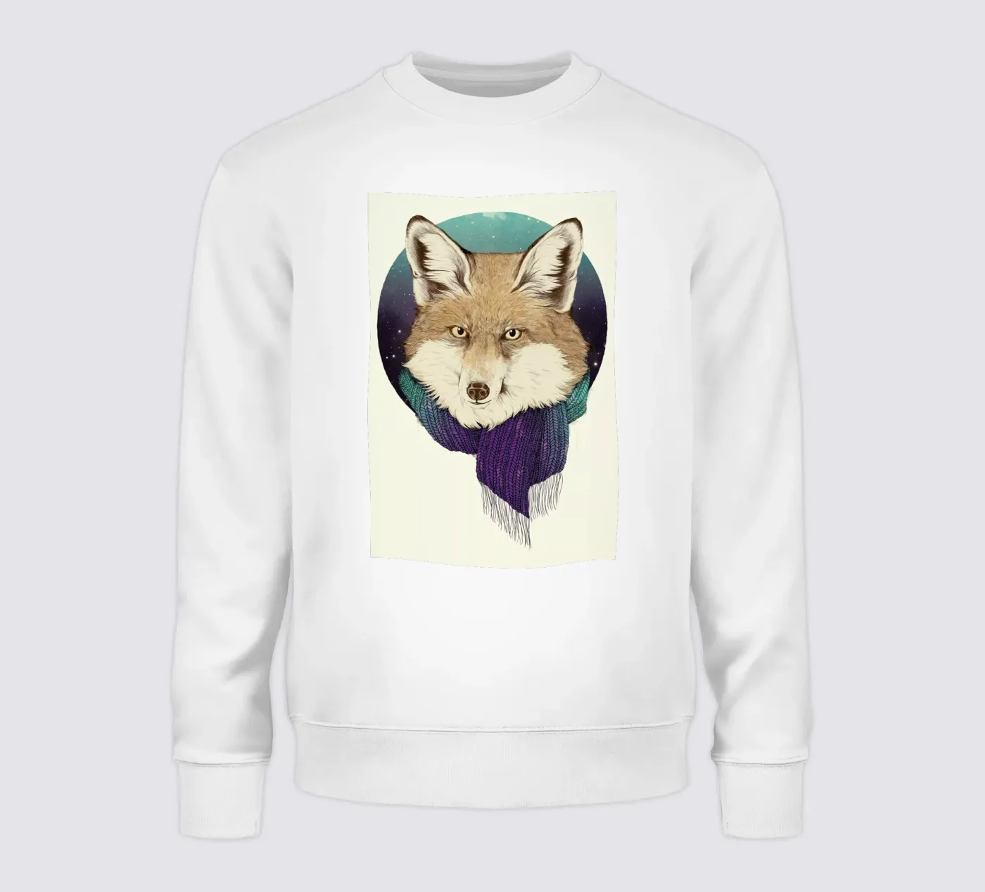 Winter Fox felpa da Laura Graves