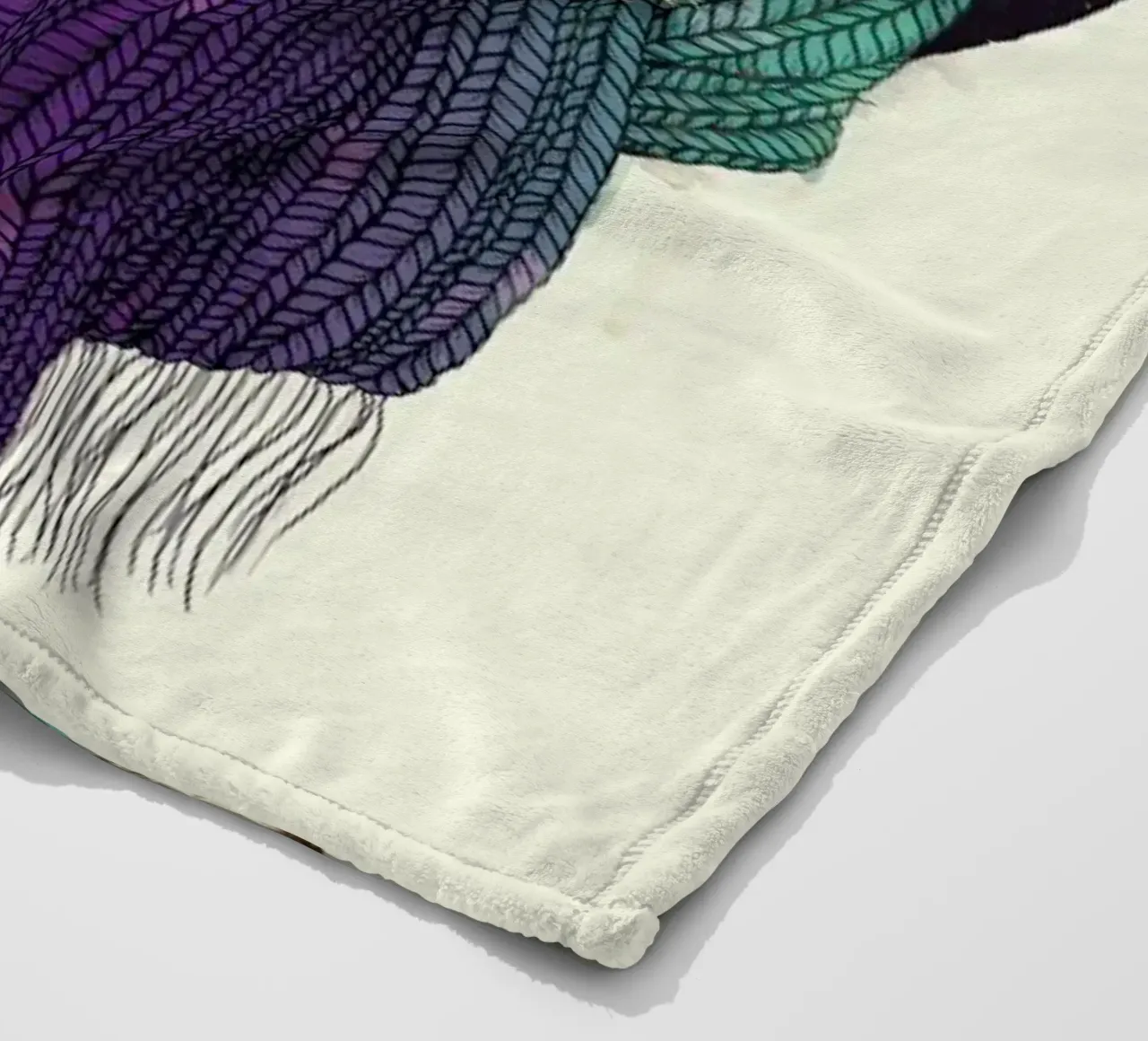 Winter Fox Fleecedecke von Laura Graves