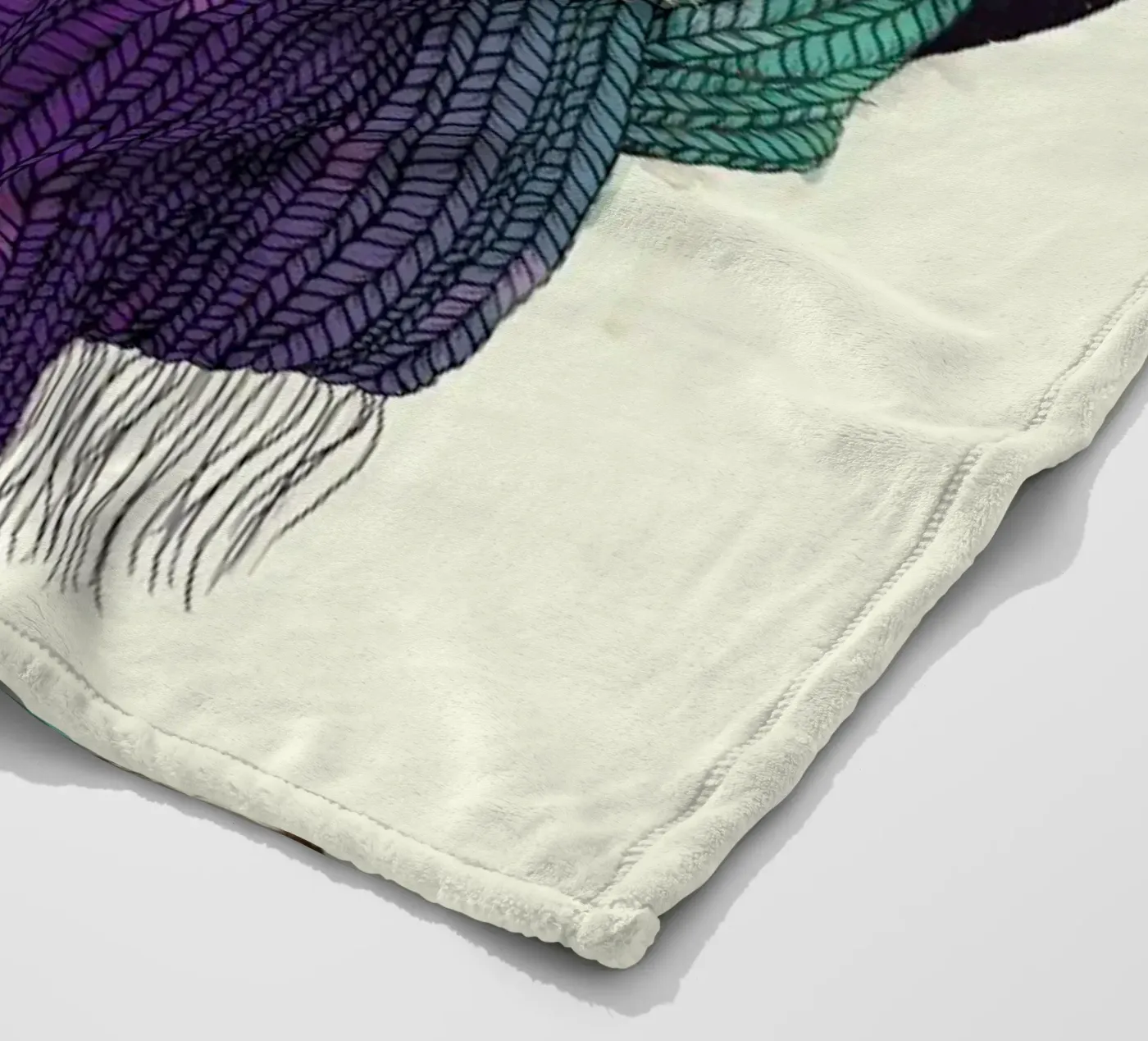 Winter Fox coperta in pile da Laura Graves