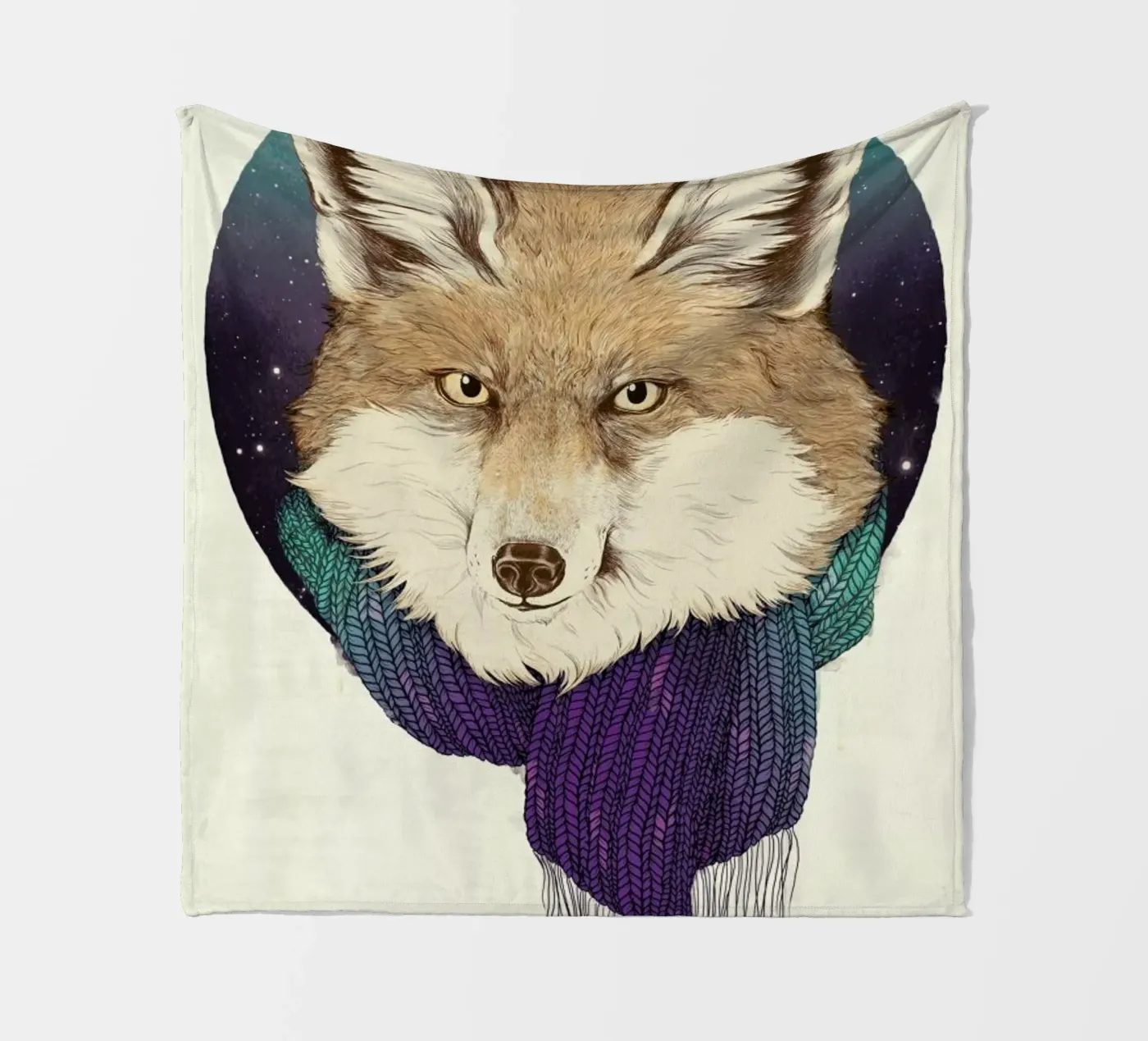 Winter Fox coperta in pile da Laura Graves