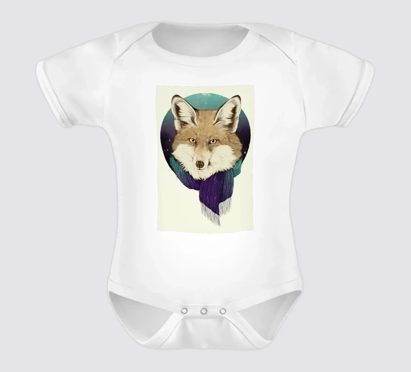 Winter Fox body bébé de Laura Graves