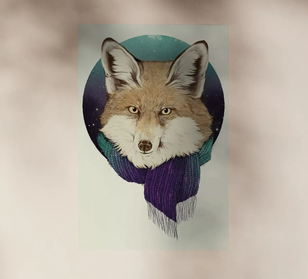 Winter Fox pellicola backlit da Laura Graves