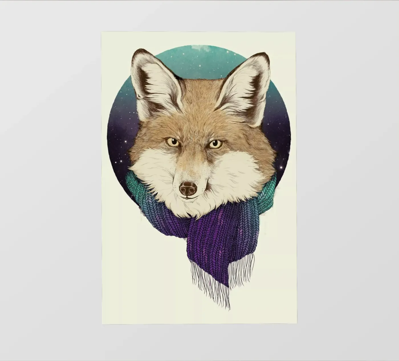Winter Fox pellicola backlit da Laura Graves