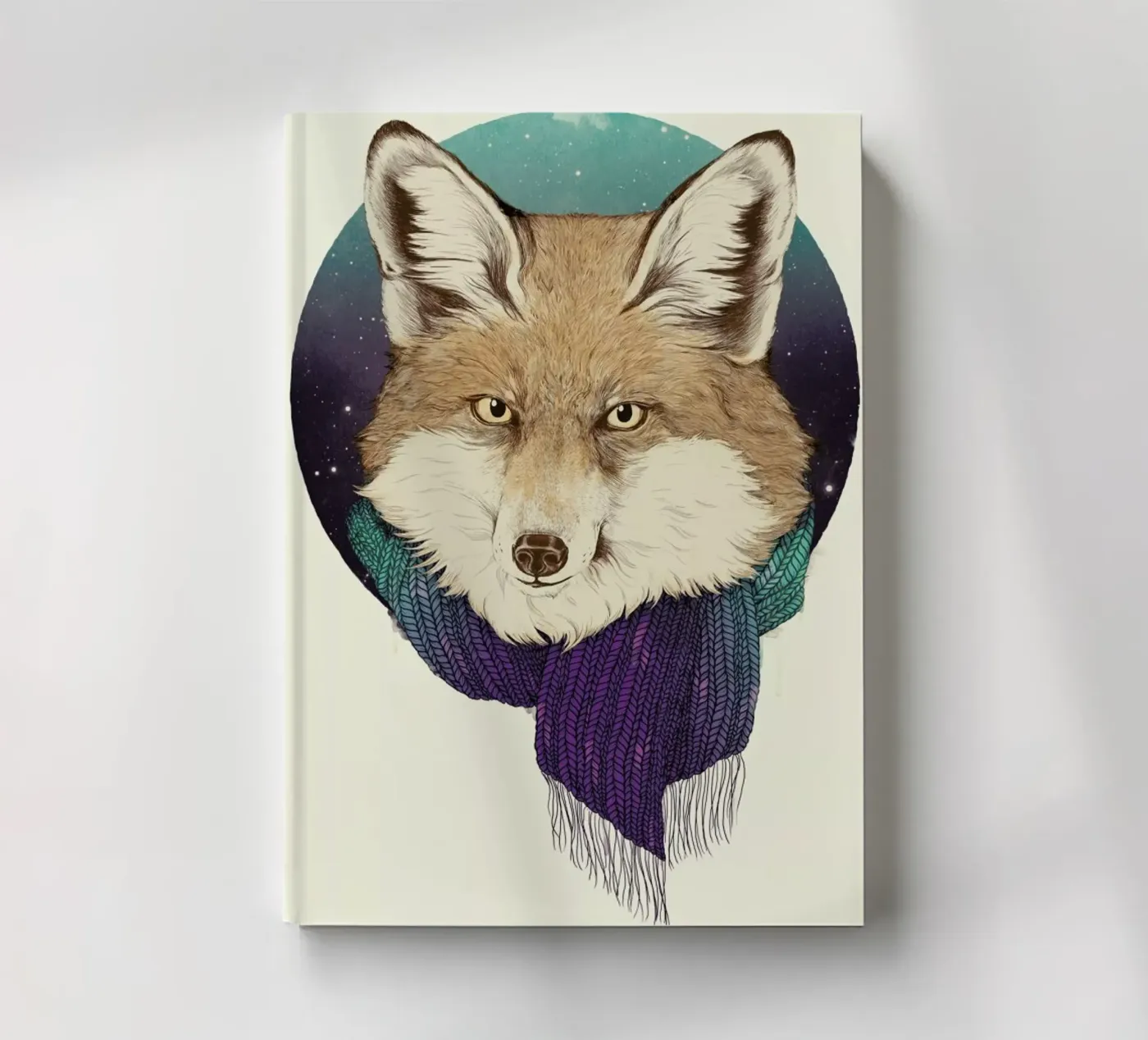 Winter Fox notebook by Laura Graves