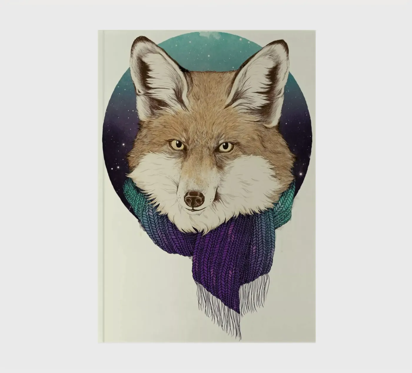 Winter Fox notebook by Laura Graves