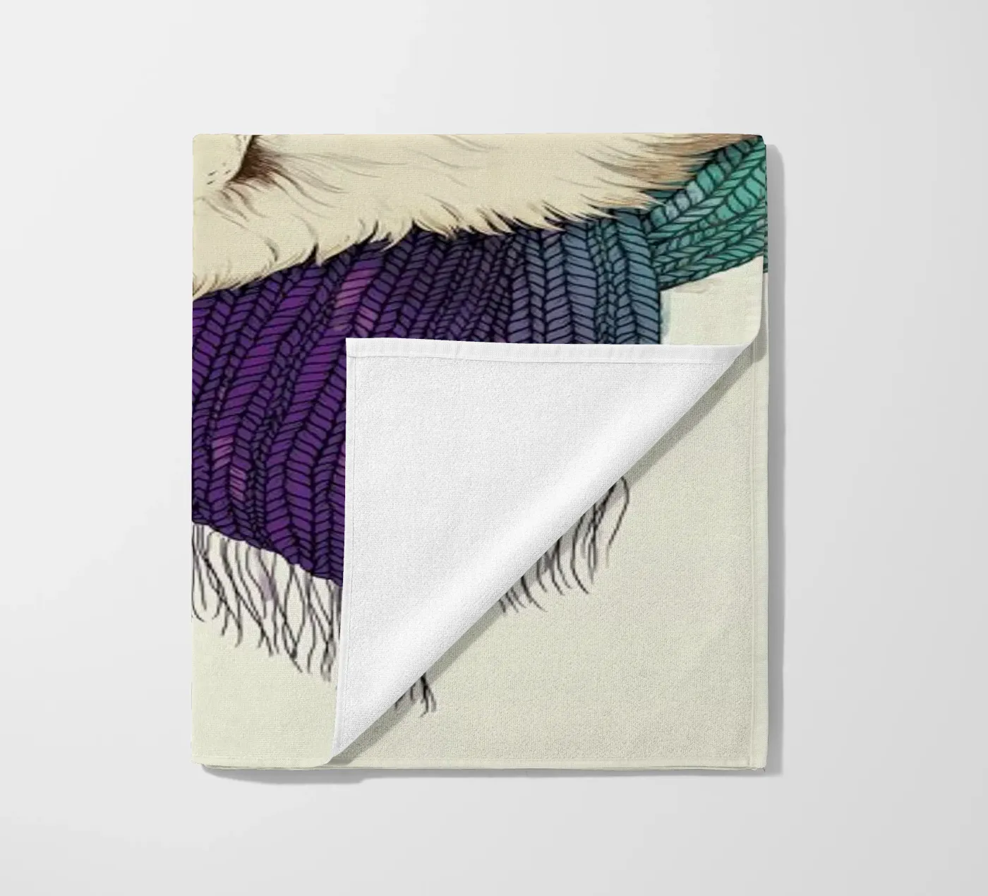 Winter Fox serviette de plage de Laura Graves