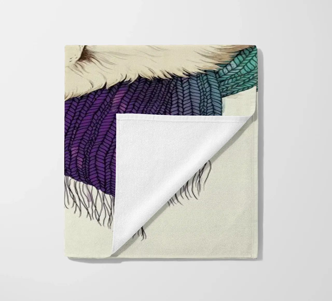 Winter Fox telo mare da Laura Graves