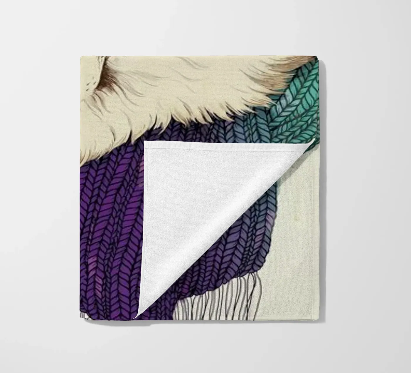 Winter Fox serviette de plage de Laura Graves