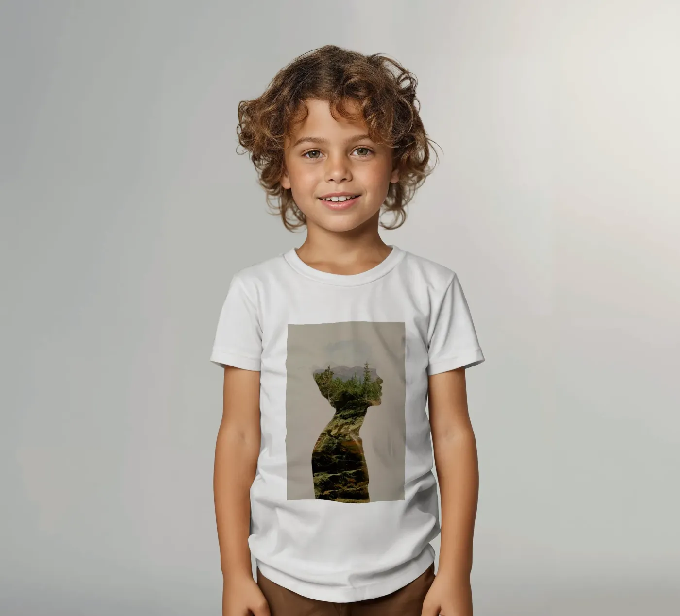 Side by side kinder t-shirt van Davies Babies