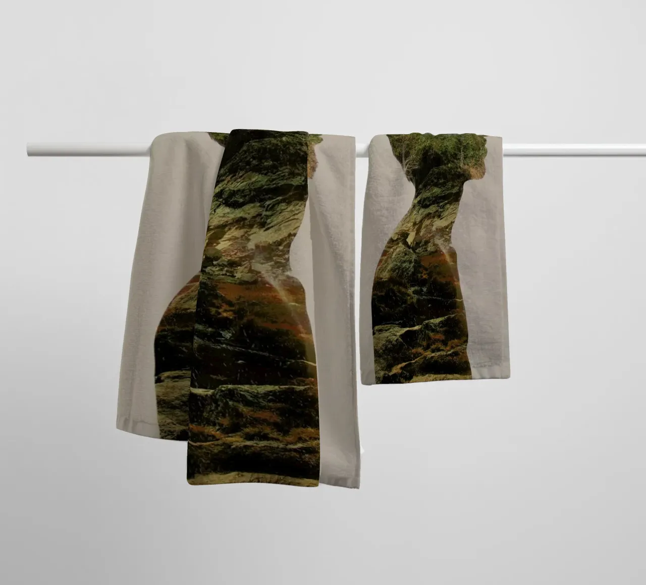 Side by side asciugamano da bagno da Davies Babies