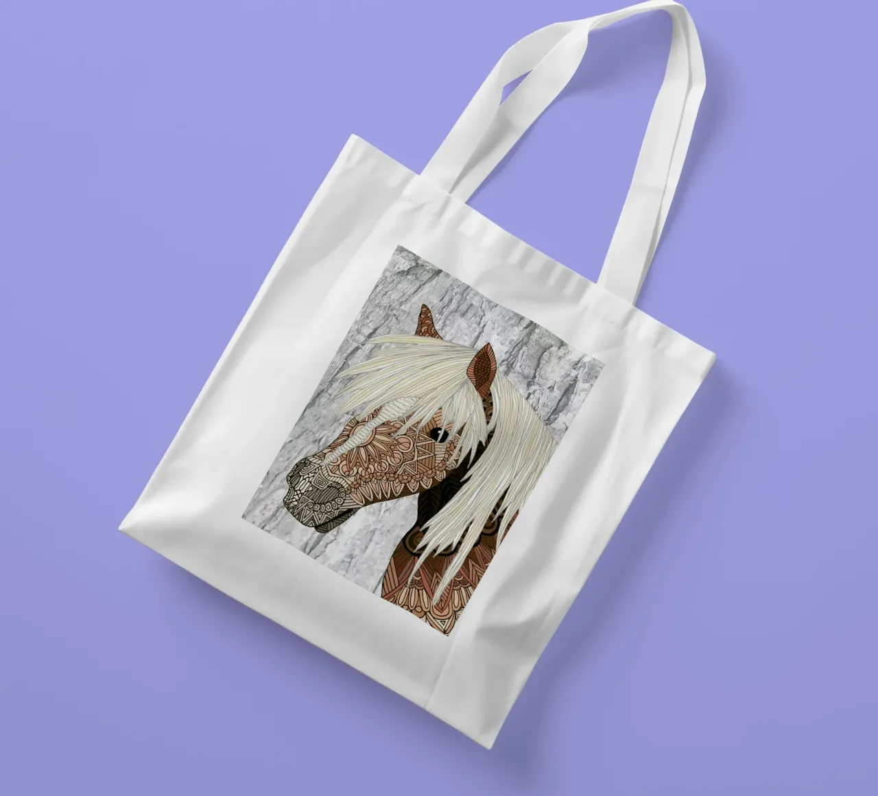 Haflinger borsa in juta da Angelika Parker