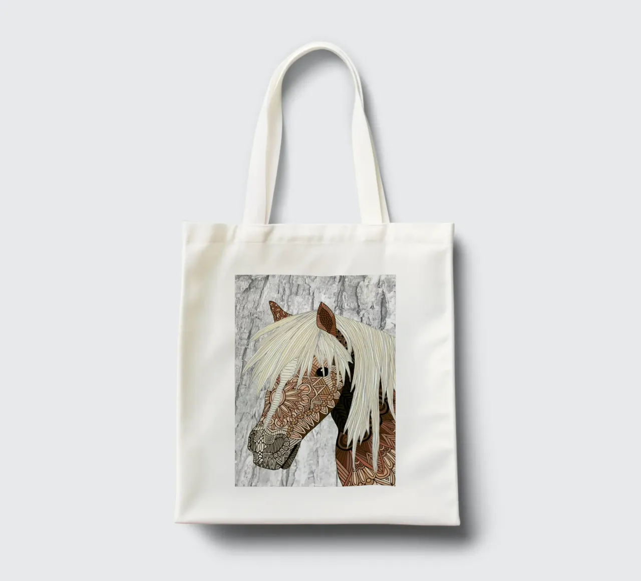 Haflinger borsa in juta da Angelika Parker