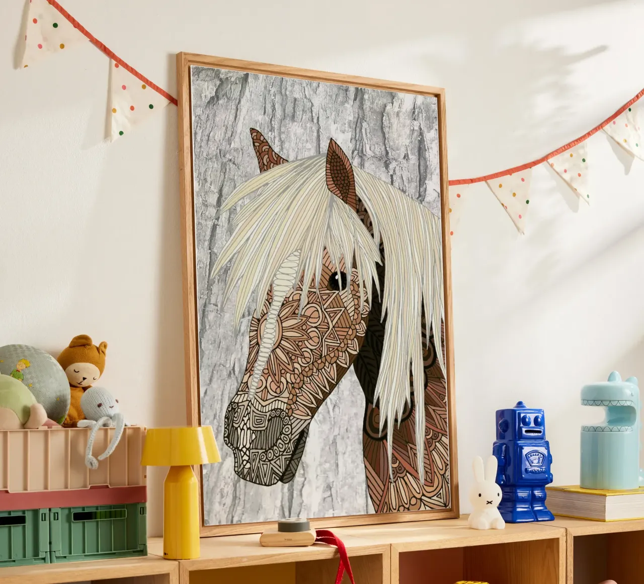 Haflinger plexiglass da Angelika Parker