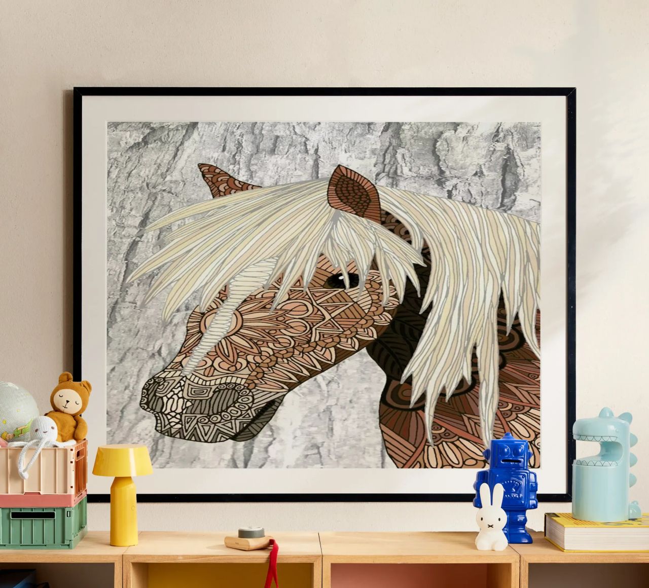Haflinger poster by Angelika Parker