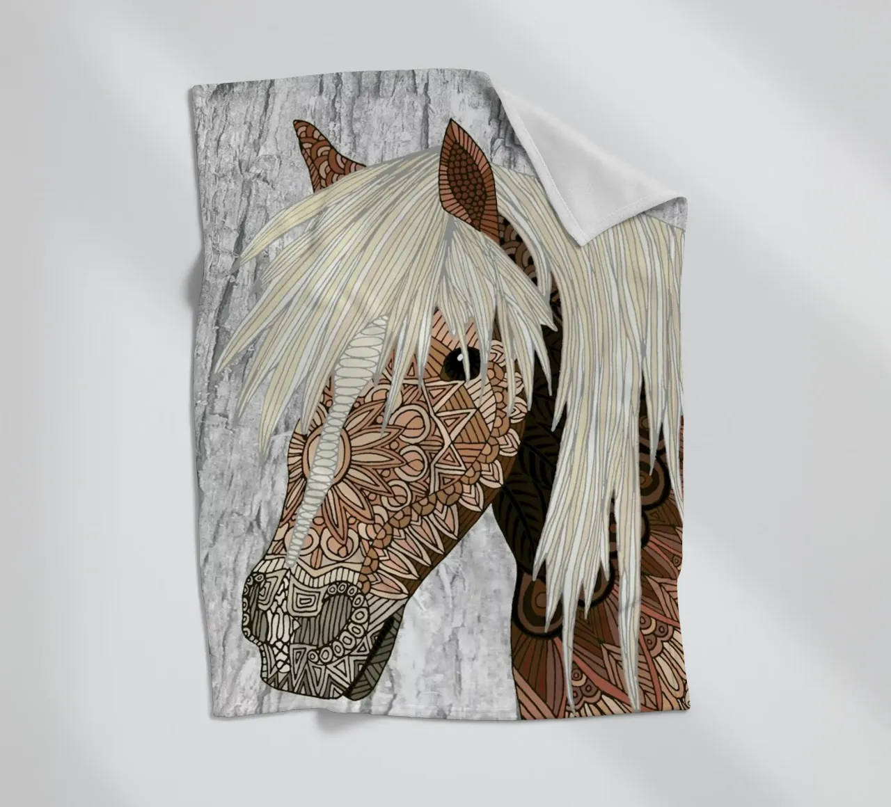 Haflinger coperta in pile da Angelika Parker