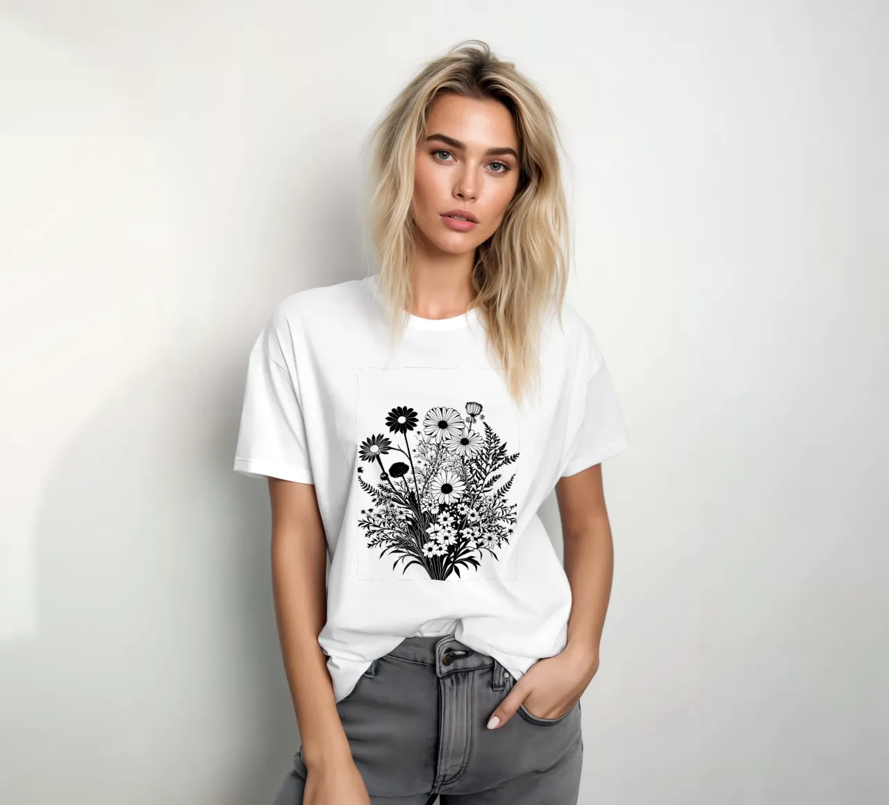 Botanical composition t-shirt da LisaArtes