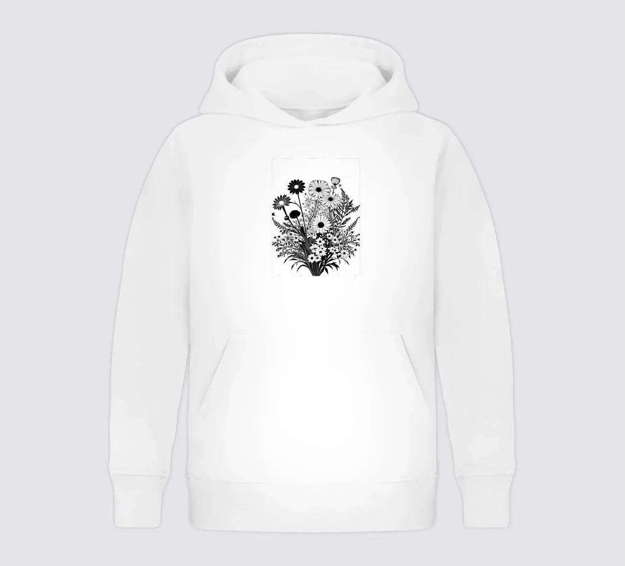 Botanical composition kids hoodie by LisaArtes