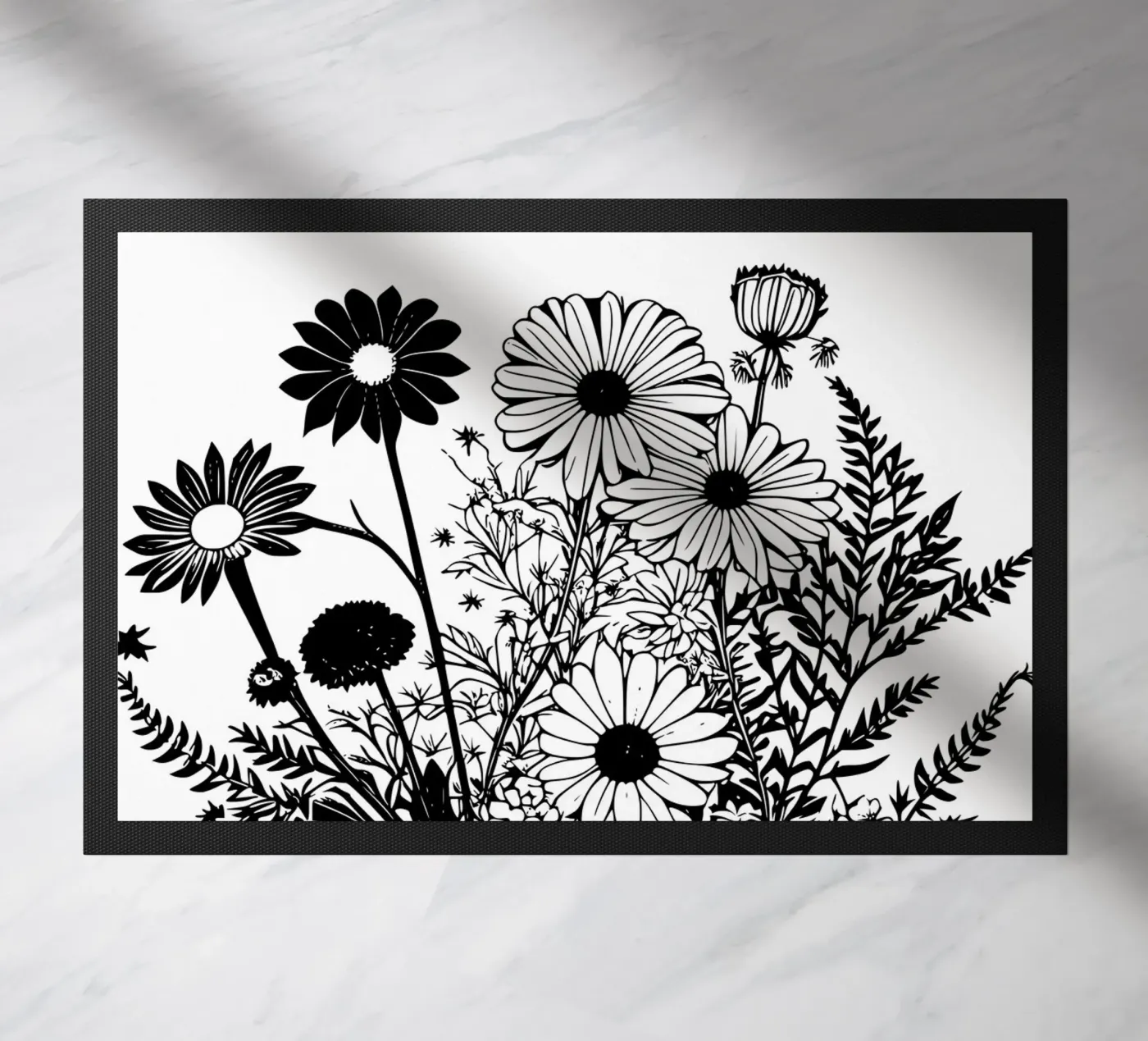 Botanical composition deurmat van LisaArtes