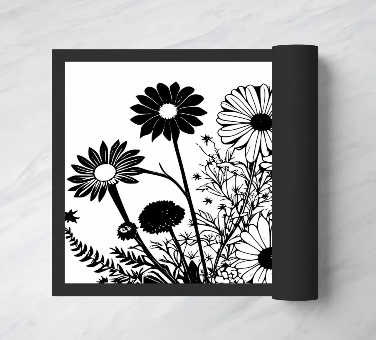 Botanical composition deurmat van LisaArtes