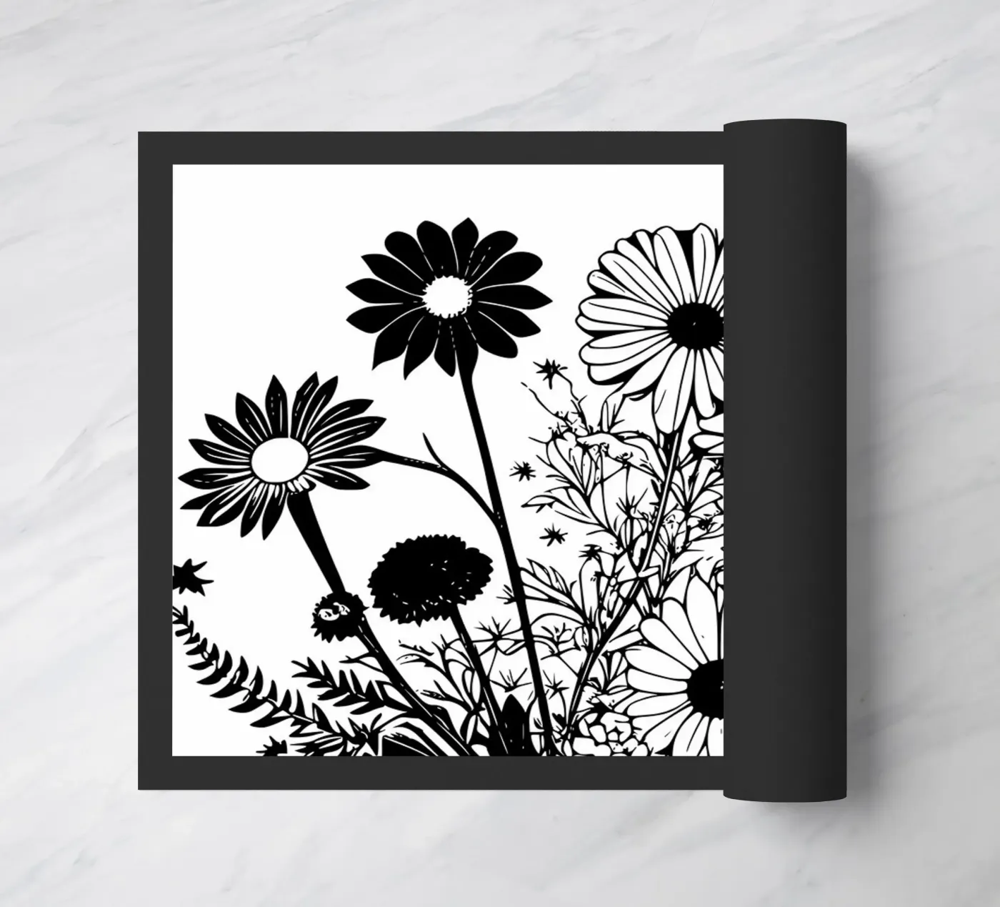 Botanical composition deurmat van LisaArtes