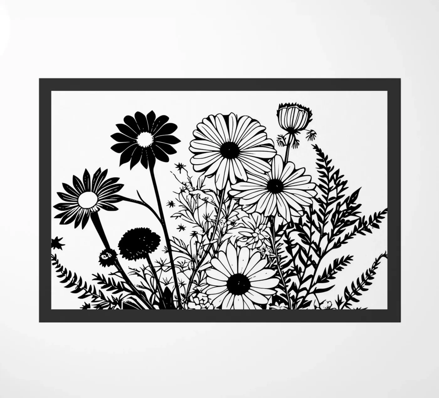 Botanical composition deurmat van LisaArtes