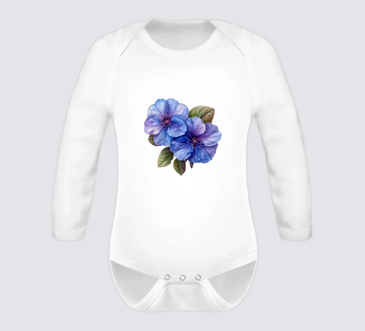 Fleur d'héliotrope 2 body manches longues de Bold Blooms
