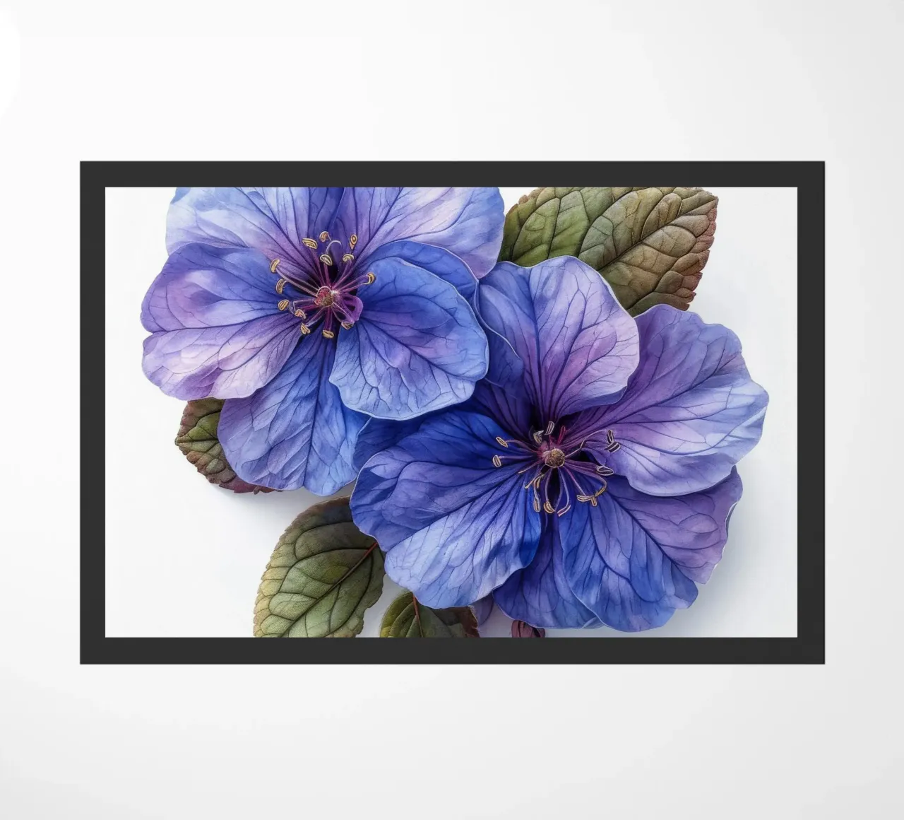 Fiore di eliotropio 2 zerbino da Bold Blooms