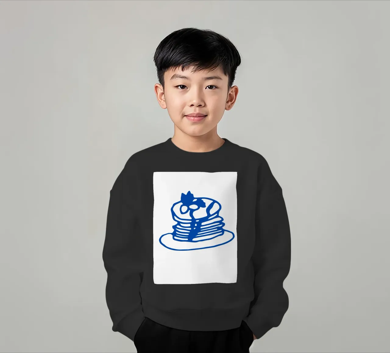 Stack of pancakes felpa bambino da LisaArtes