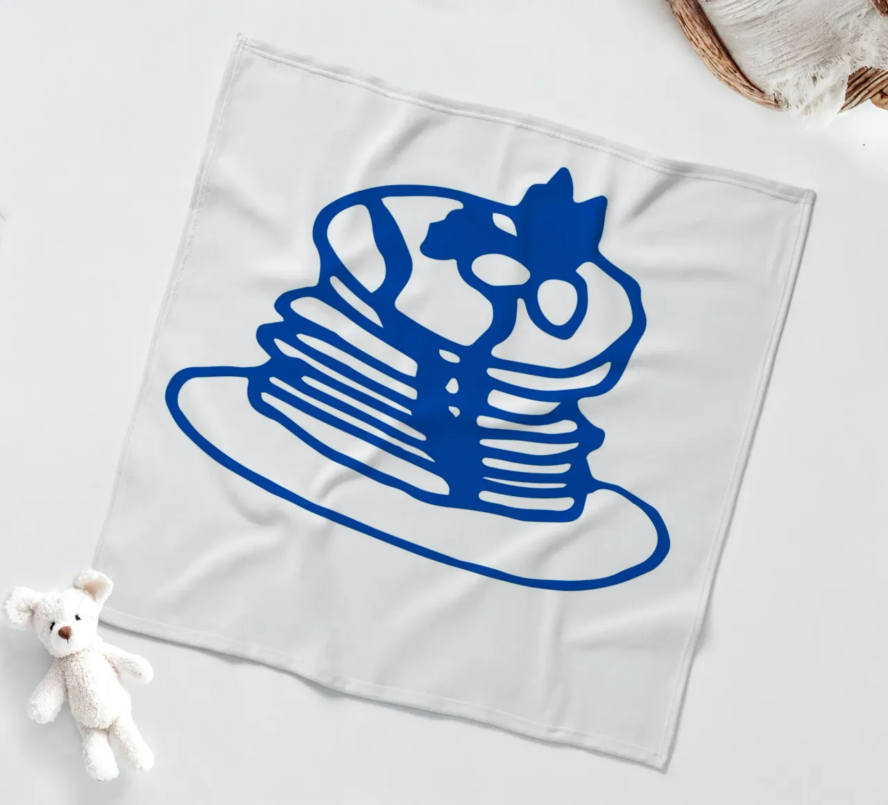 Stack of pancakes manta de franela de LisaArtes