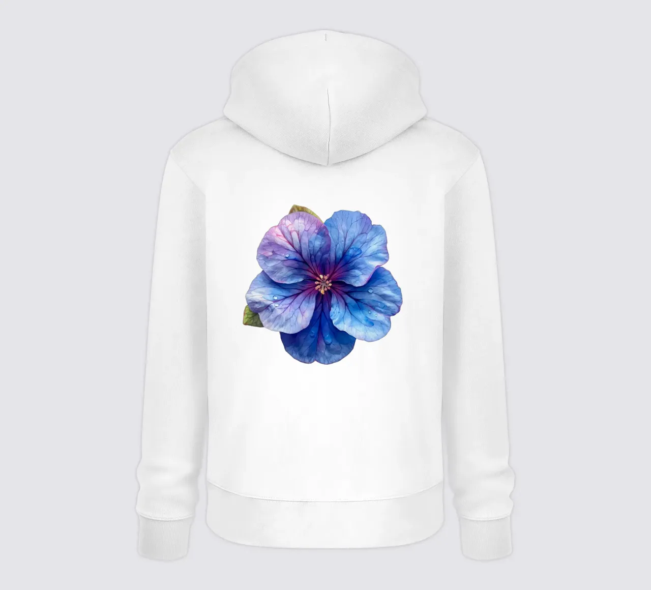 Fiore di eliotropio 3 felpa con cappuccio da Bold Blooms