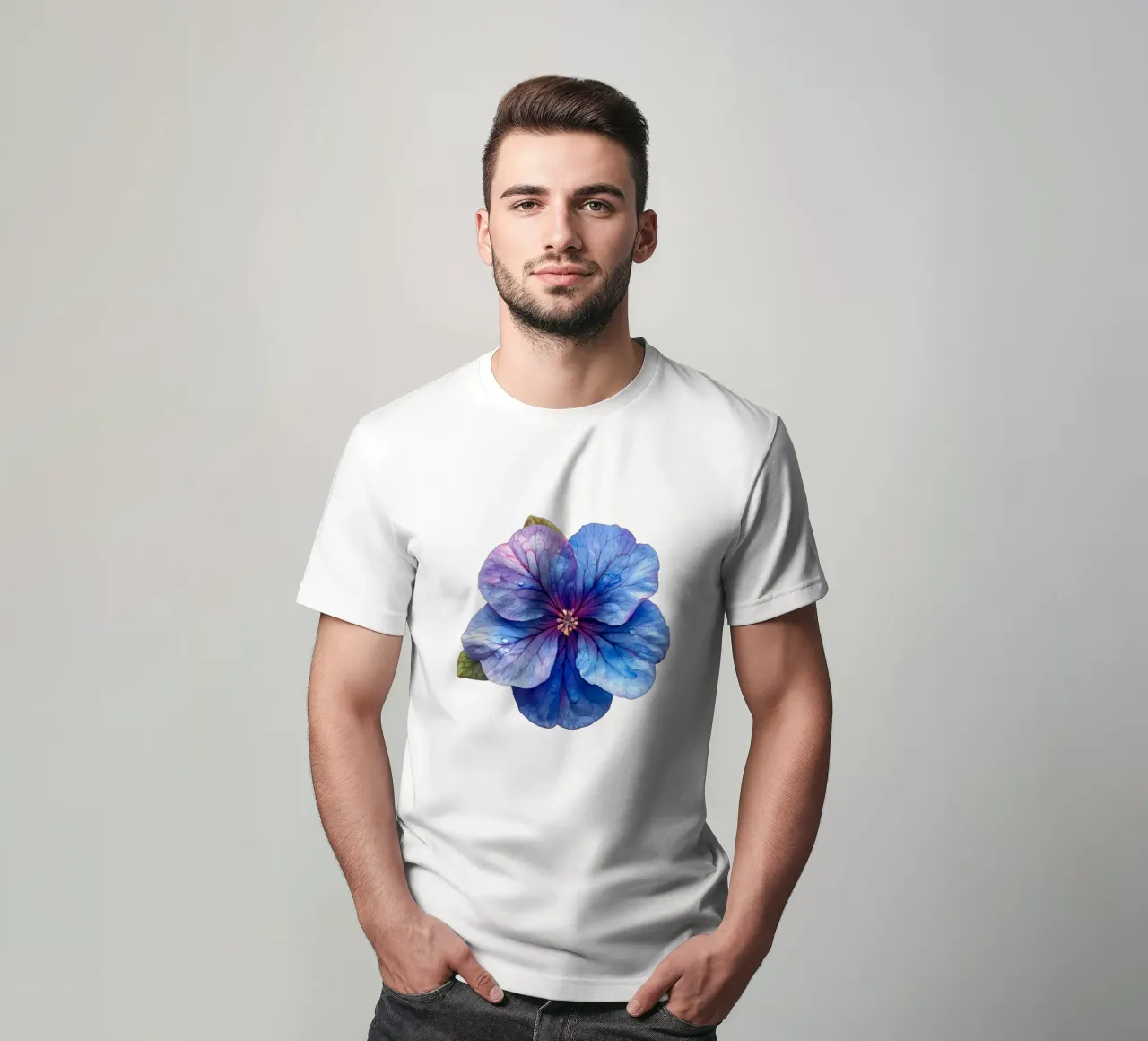 Fiore di eliotropio 3 t-shirt da Bold Blooms