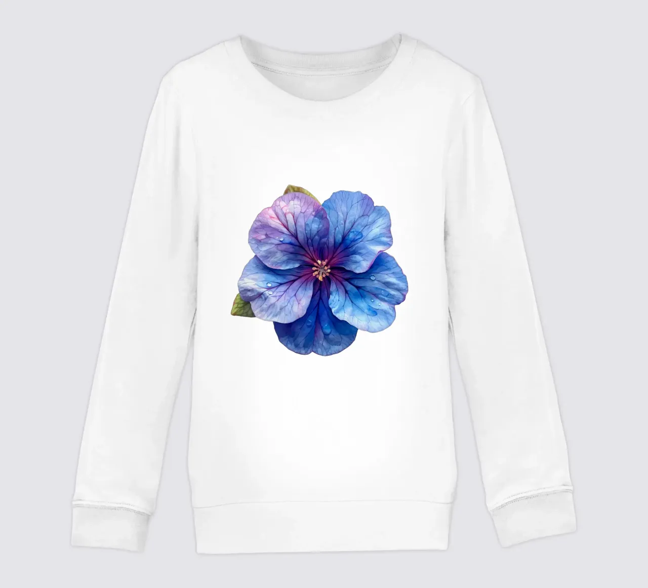 Fiore di eliotropio 3 felpa bambino da Bold Blooms
