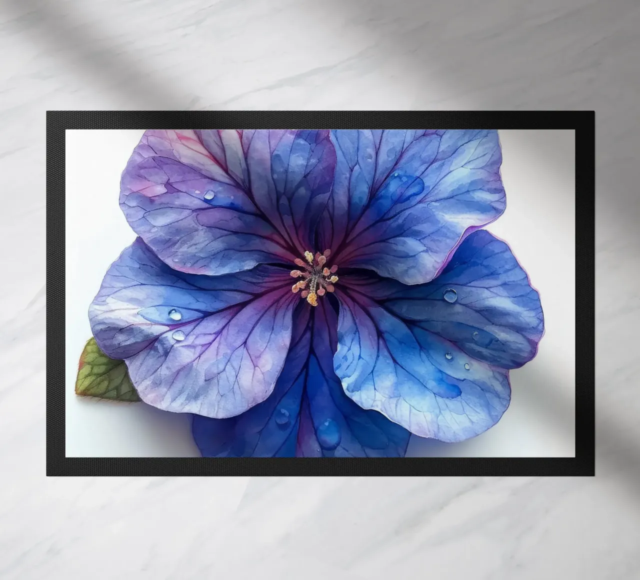 Fiore di eliotropio 3 zerbino da Bold Blooms