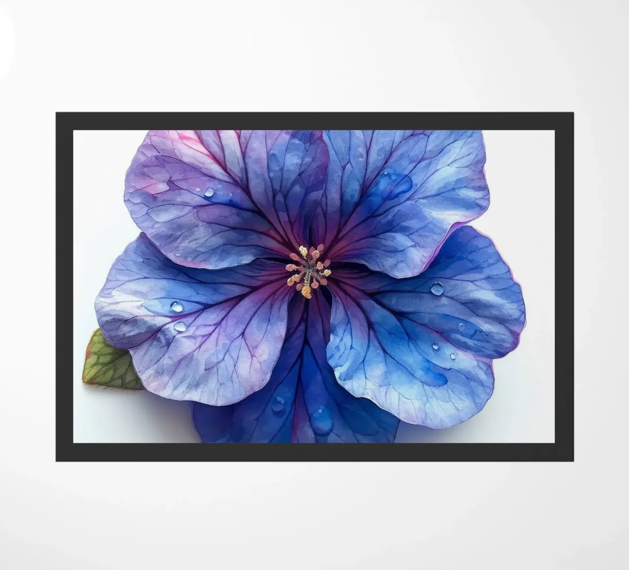 Fiore di eliotropio 3 zerbino da Bold Blooms