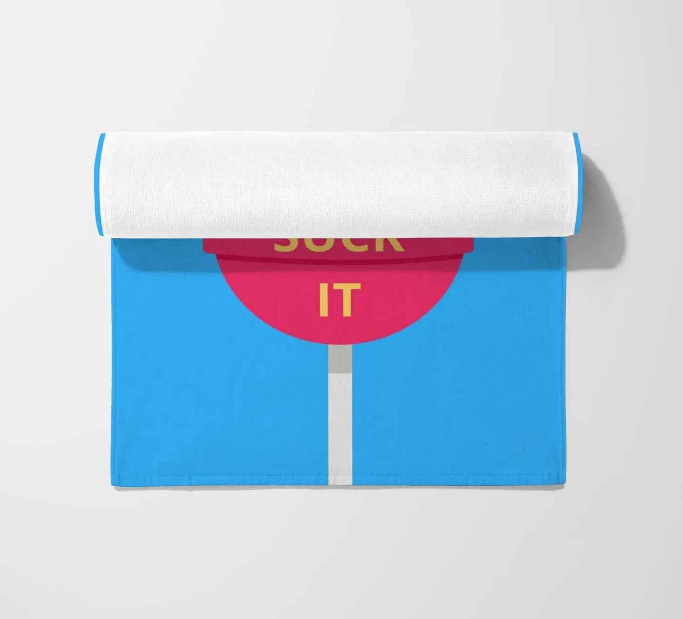 SUCK IT strandhanddoek van LisaArtes