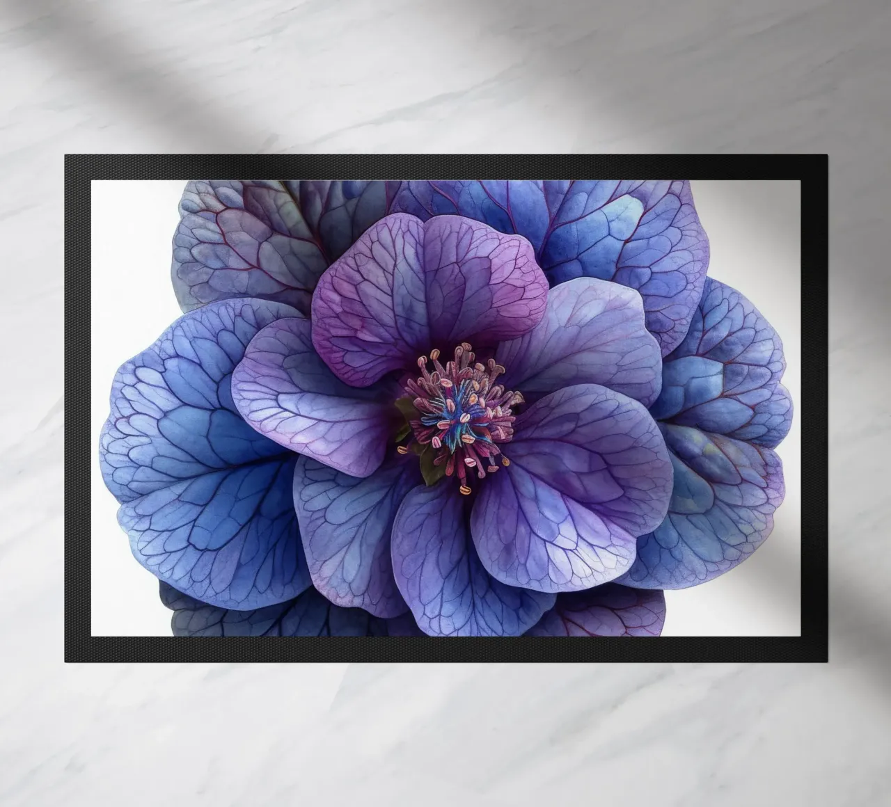 Fiore di eliotropio 4 zerbino da Bold Blooms