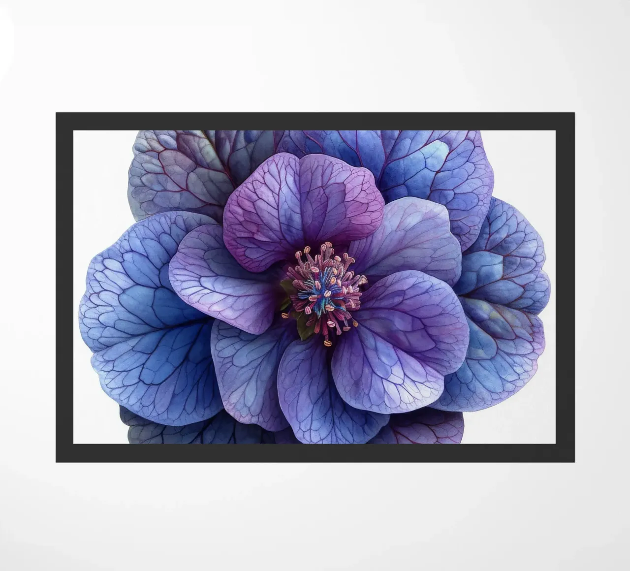 Fiore di eliotropio 4 zerbino da Bold Blooms