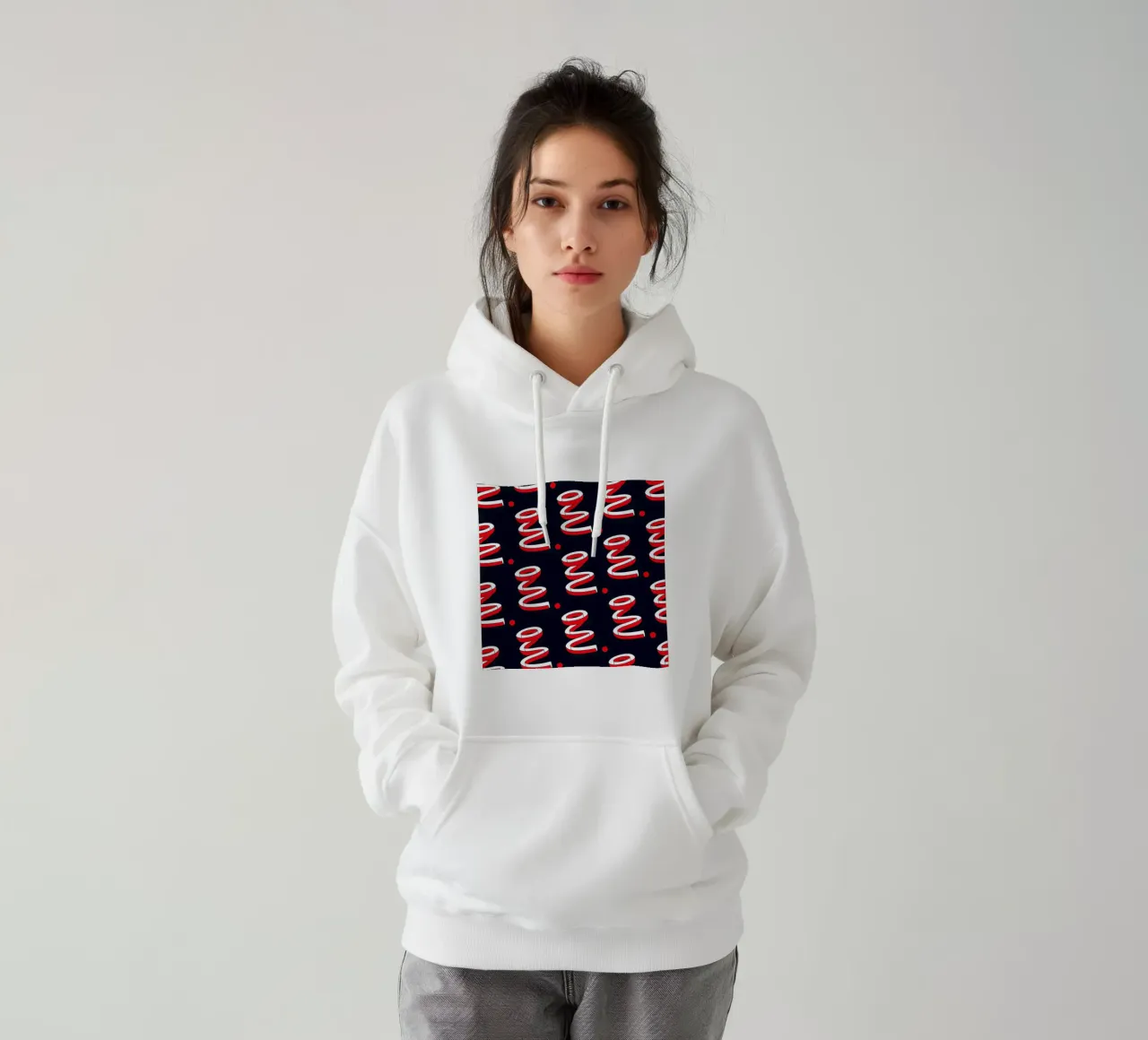 Oui Oui Oui felpa con cappuccio da Ruei