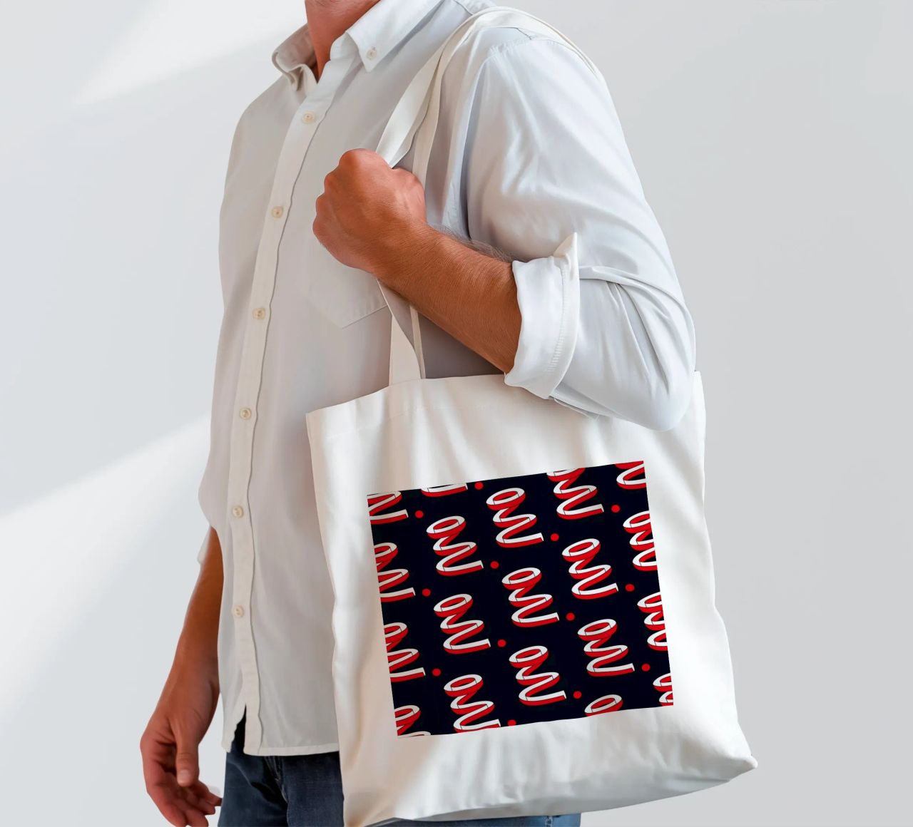 Oui Oui Oui borsa in juta da Ruei