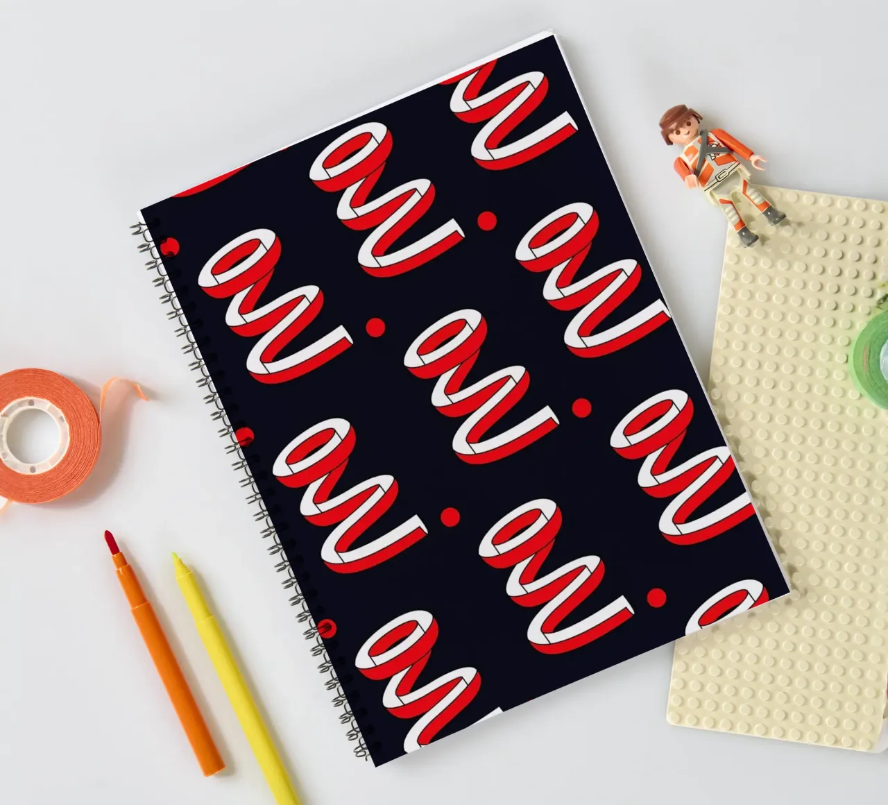 Oui Oui Oui spiral notebook by Ruei