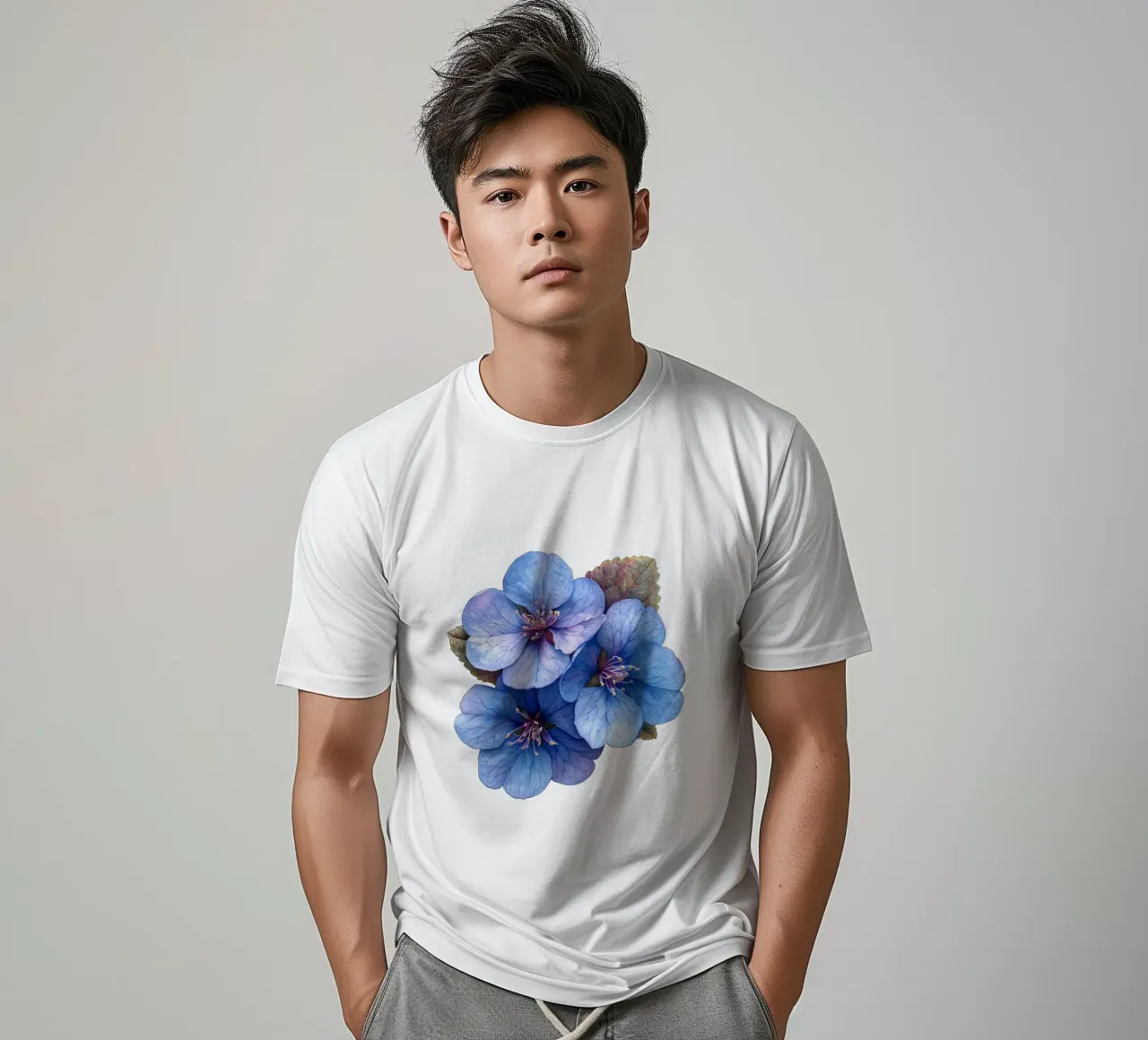 Heliotrope Flower 1 t-shirt by Bold Blooms
