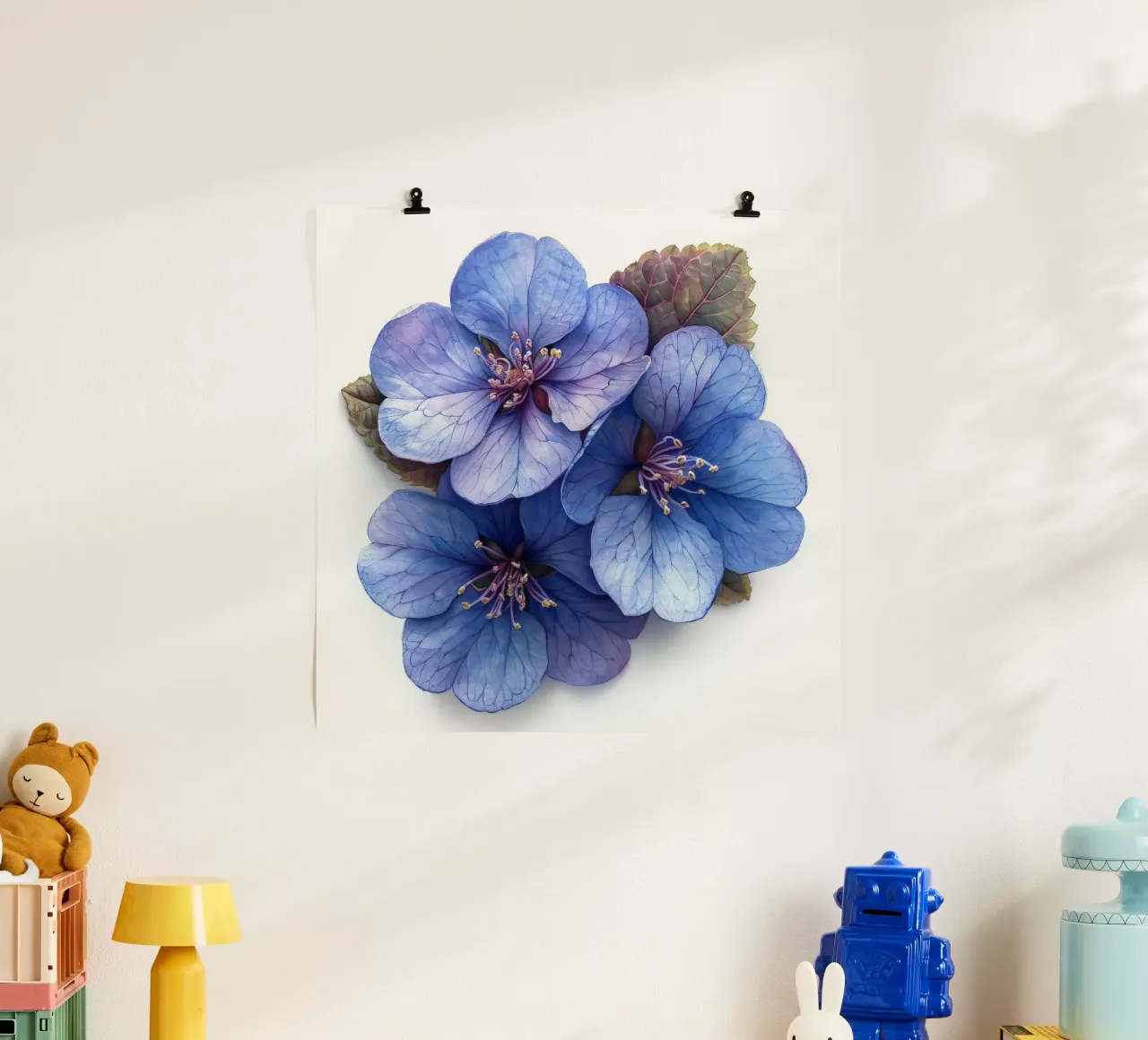 Fiore di eliotropio 1 poster da Bold Blooms