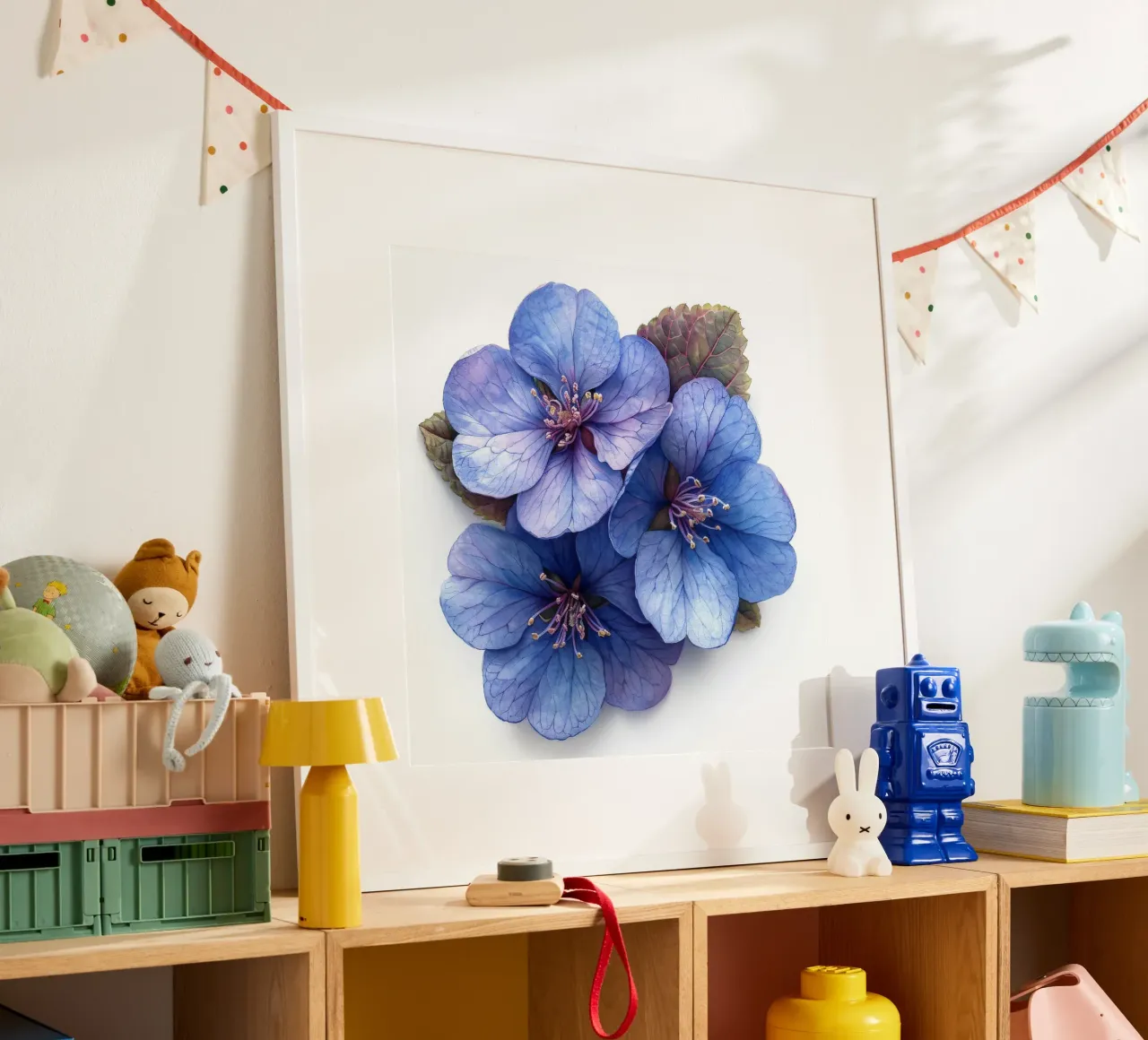 Fiore di eliotropio 1 poster da Bold Blooms