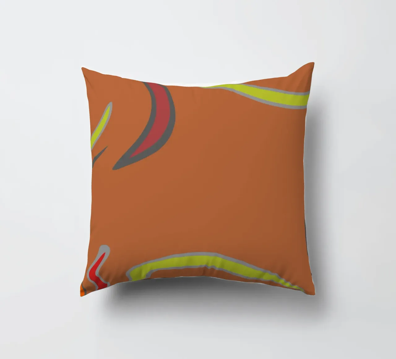 Abstract geometric fractal pattern decorative cushion by Something for you