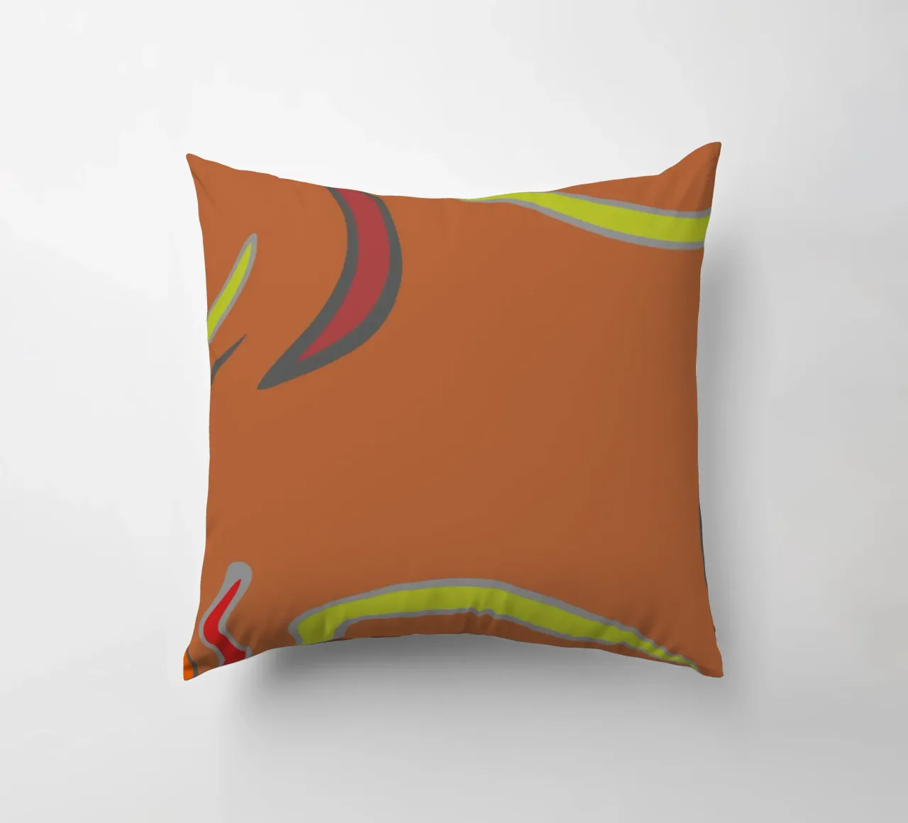 Abstract geometric fractal pattern decorative cushion by Something for you